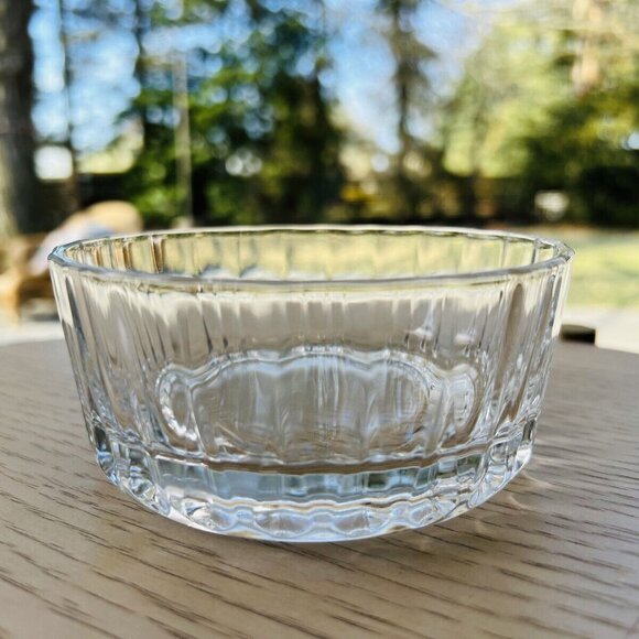 Vtg Pressed Glass Clear Bowls Pasabhce Turkey Finger Candy Trinket Ice Cream - Picture 9 of 11